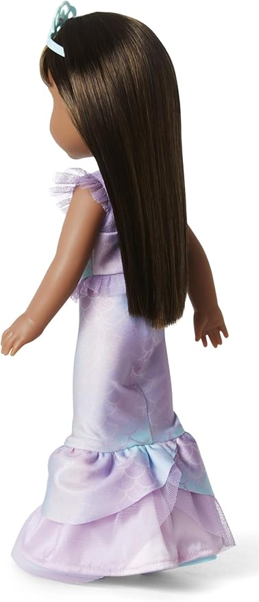 American Girl WellieWishers 14.5-inch Doll 2-in-1 Sparkly Mermaid Outfit with Headband and Ballet Flats, For Ages 4+