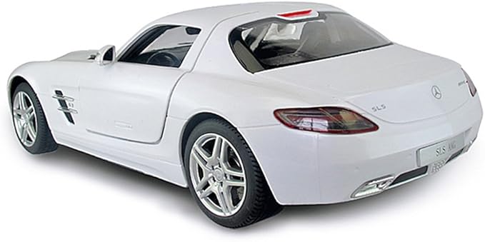 RASTAR Benz Remote Control Car |1:14 RC Mercedes Benz SLS AMG Model Car Toy Car for Kids, Open Doors by Manual - White 2.4GHz
