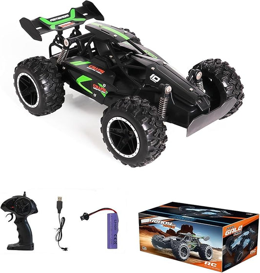 1/18Fast RC Cars for Adults 15+ KM/H，All Terrain High Speed Remote Control Car，with 2.4 GHz Remote Control.Two Rechargeable Batteries Truck for Adults & Kids