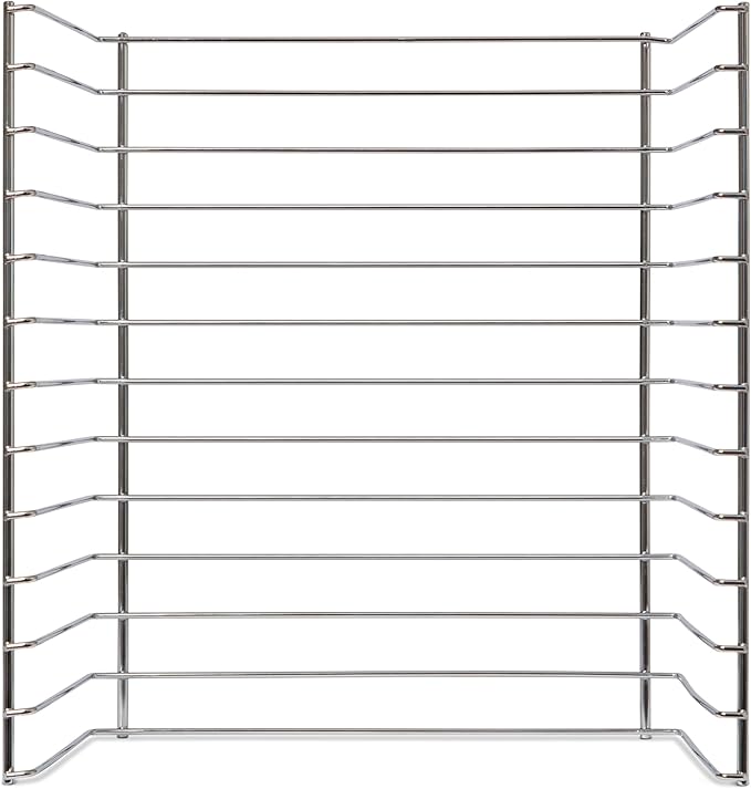 Melissa & Doug Multi-Fit Metal Wire Puzzle Rack 12 Inches Wide And 0.75 Inches Deep - Puzzle Holder Rack Storage Organizer For Kids,Silver