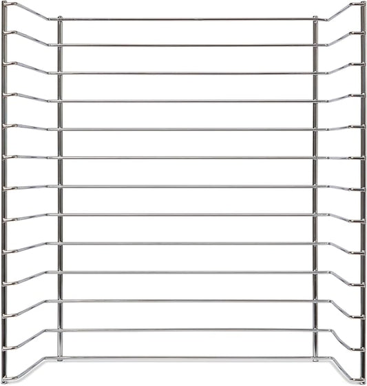 Melissa & Doug Multi-Fit Metal Wire Puzzle Rack 12 Inches Wide And 0.75 Inches Deep - Puzzle Holder Rack Storage Organizer For Kids,Silver