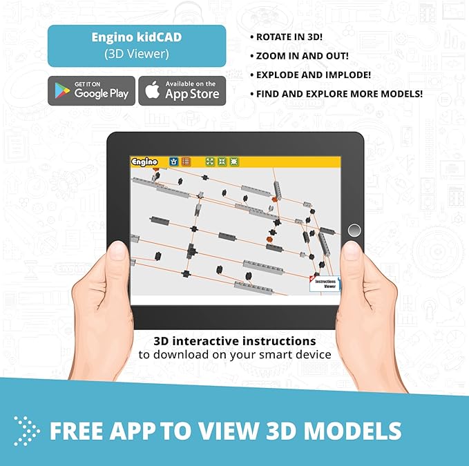 Engino - Stem, Architecture Set: Eiffel Tower, Sydney Bridge - Building Toys, Educational Toys for kids 9+, Gifts for Boys & Girls (11 Model Options)