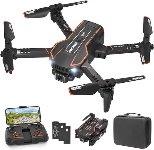 AVIALOGIC Mini Drone with Camera for Kids, Remote Control Helicopter Toys Gifts for Boys Girls, FPV RC Quadcopter with 1080P Live Video Camera, Gravity Control, 3 Batteries, Carrying Bag