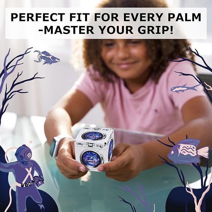 SHASHIBO Meow Wolf Shape Shifting Box - STEM Magnetic Fidget Cube That Transforms Into Over 70 Shapes, Download Fun in Motion Toys Mobile App (Dryer Portal)