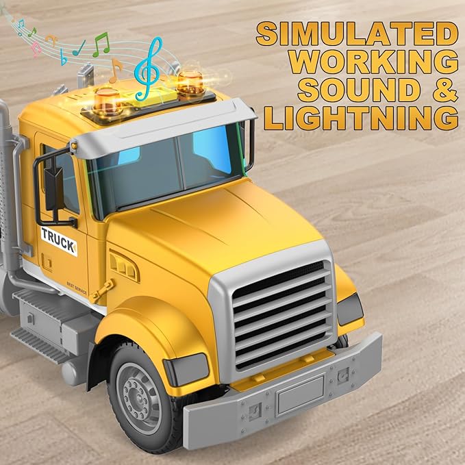 Carrier Vehicle Truck Toys for Kids, Includes Carrier Car and Bulldozer Truck, Cars Toy Birthday Gift for 3+ Years Old Boys and Girls