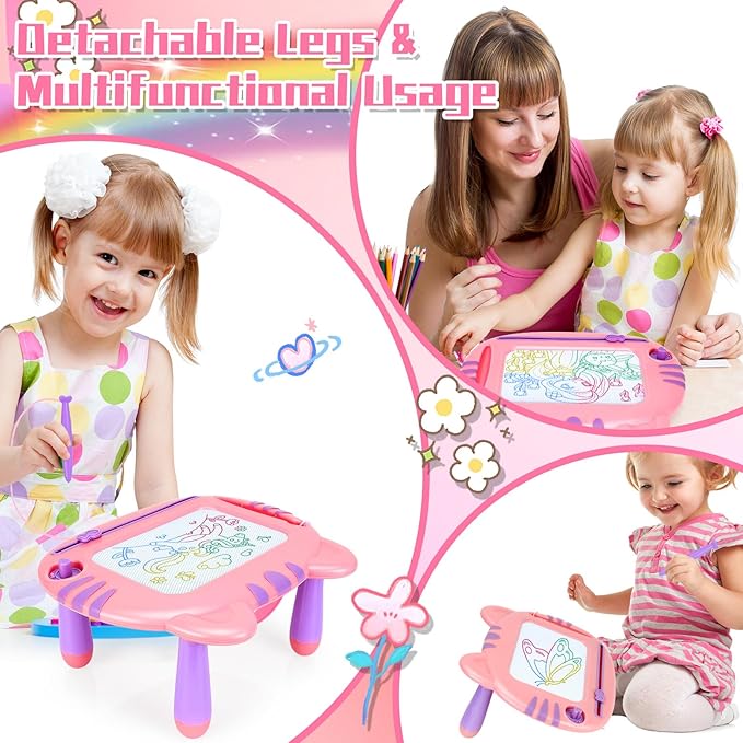 Toddler Toys,Toys for 1-2 Year Old Girls,Magnetic Drawing Doodle Board for Toddler 1-3,Learning Educational Baby Kids Toys for 18 Months 1 2 3 Year Old Girl,Girl Toys Christmas Birthday Gifts