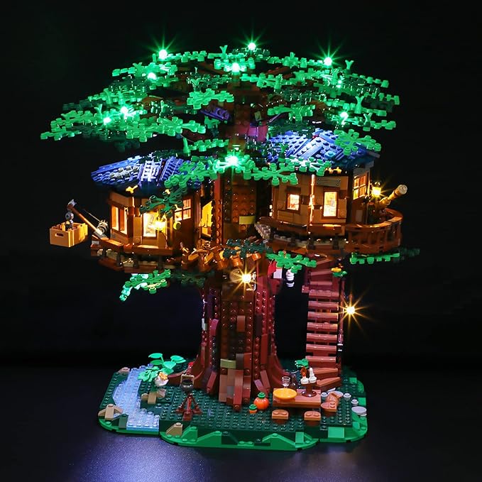 Lightailing Led Light for Lego 21318 Ideas Tree House Building Blocks Model：Remote-Control Version - NOT Included The Model Set