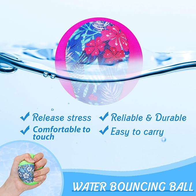 Water Skipping Ball for Children Water Bouncing Beach Pool Toy Ball for Adult Swimming Pool Games Party Favors Decoration