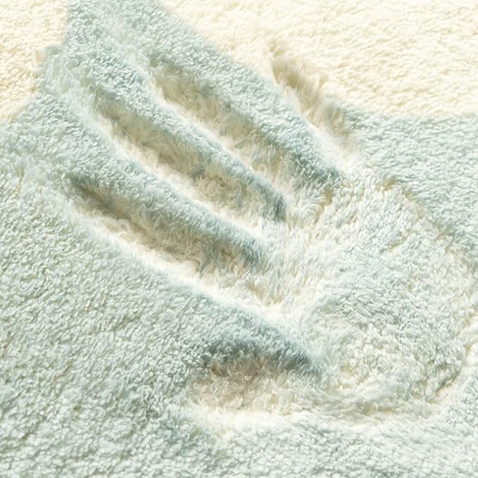 Poowe Round Kids Playroom Rug-Soft Alphabet Nursery Rug for Bedroom - Playtime Collection, Learning & Game Carpet for Classroom, Best Shower Gift for Infant Toddlers (Round 39.4", ABC Words-Leopard)