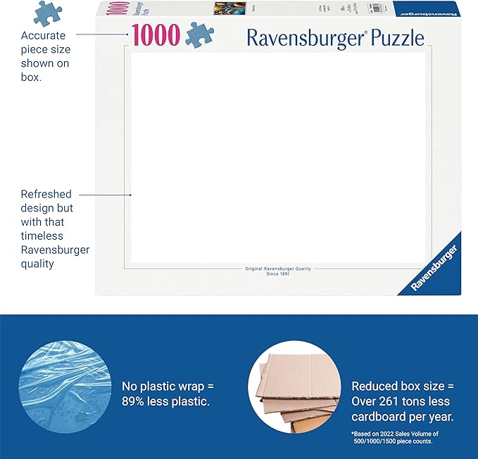 Ravensburger Abundant Blooms 1000 Piece Jigsaw Puzzle for Adults - 12000671 - Handcrafted Tooling, Made in Germany, Every Piece Fits Together Perfectly