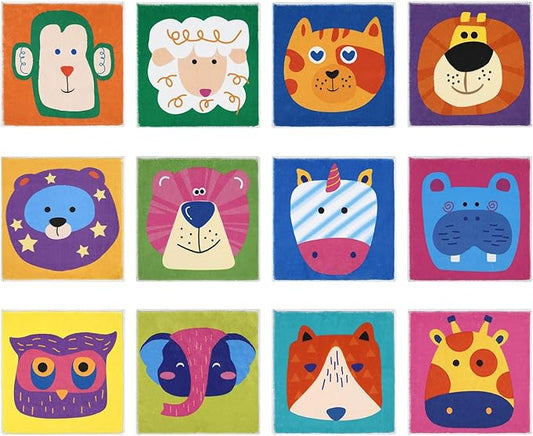 HiiARug 12pcs Carpet Squares for Classroom 18x18 Carpet Spots for Classroom Sitting Floor Seats for Kids Sit Spots for Classroom Kindergarten Playroom Decor Preschool Floor Dots for Classroom
