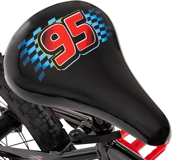 Huffy Disney and Marvel 12/16 Inch Boy's Bike for Kids, Multiple Color Options and Designs Available, Ideal for Ages 3+ Years Old, Removable Training Wheels, Adjustable Seat, Simple Coaster Brake