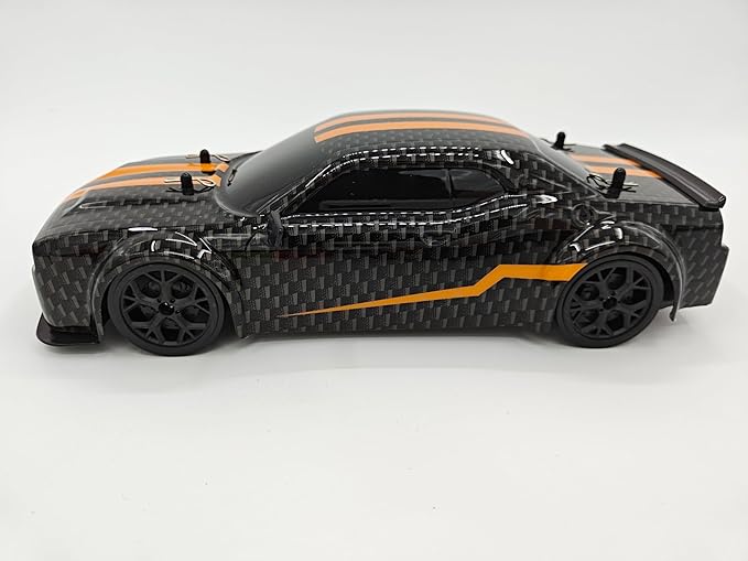 FelizWina-2.4G,1:14,High Speed Remote Control Drift Car,2 Rechargeable Battery,LED,Light up,up to 28Km/H,4WD Racing Fast Drift RC Car Vehicle Toys for Boys Girls, Xmas Birthday Gifts for Kids,1