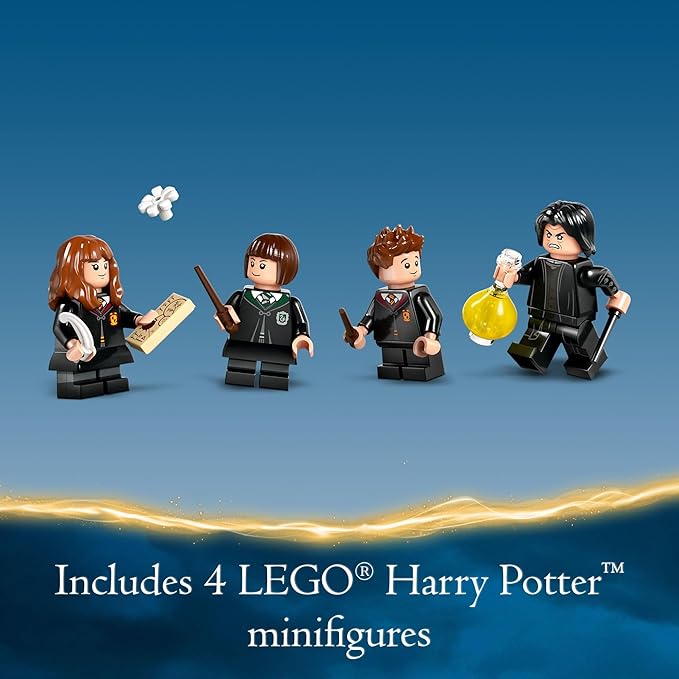 LEGO Harry Potter Hogwarts Castle: Potions Class Building Set, Harry Potter Toy for Boys & Girls, Age 8+ - Gift for Kids W/ 4 Minifigures - 76431