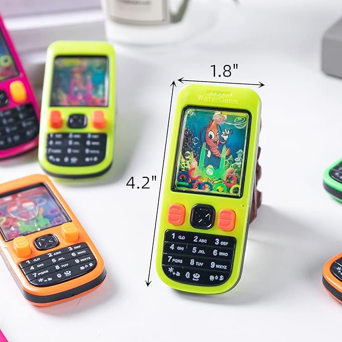 48 Pcs Handheld Water Ring Games Party Favors,Classroom Prizes,Goodie Bags Stuffers,Return Gifts for Kids Birthday Party,Treasure Box,Pinata Filler Bulk
