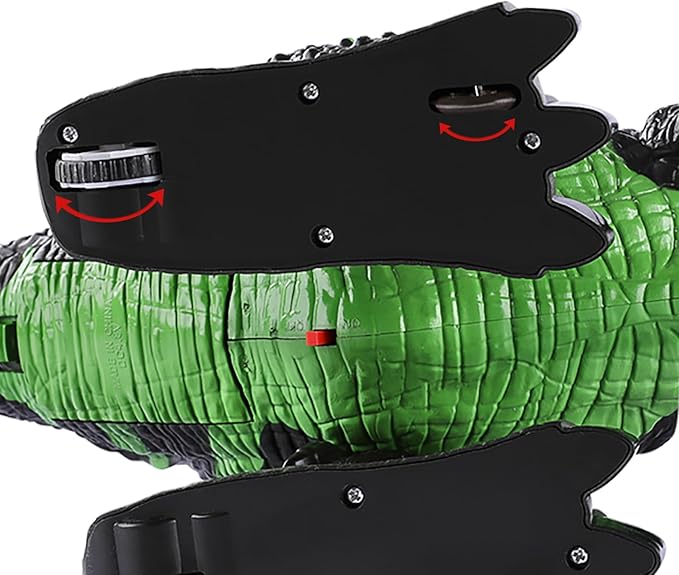 TEMI Remote Control Dinosaur Toys for Boys 3 4 5 6 7 8 Years, Electrical Stunt RC Walking Dinosaur Toy with Light and Sound, Rechargeable Battery, 360° Rotating, Birthday Toys for Kids