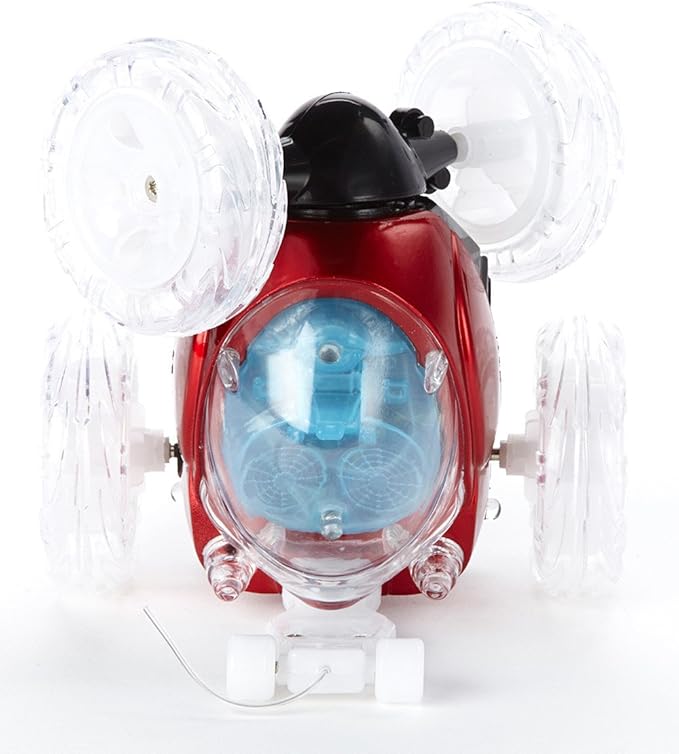 Mindscope Turbo Twisters RED 27 MHz Bright LED Light Up Stunt RC Remote Control Vehicle