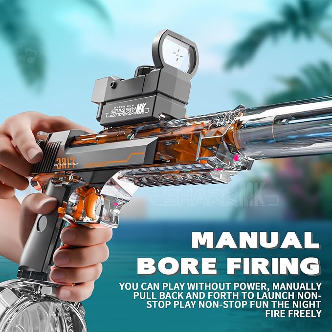 Electric Water Gun, Water Guns for Adults, Large Capacity High Powered Squirt Electric Water Gun, Range 28-32 FT, Summer Water Pistol Toys for Pool Party Beach Outdoor