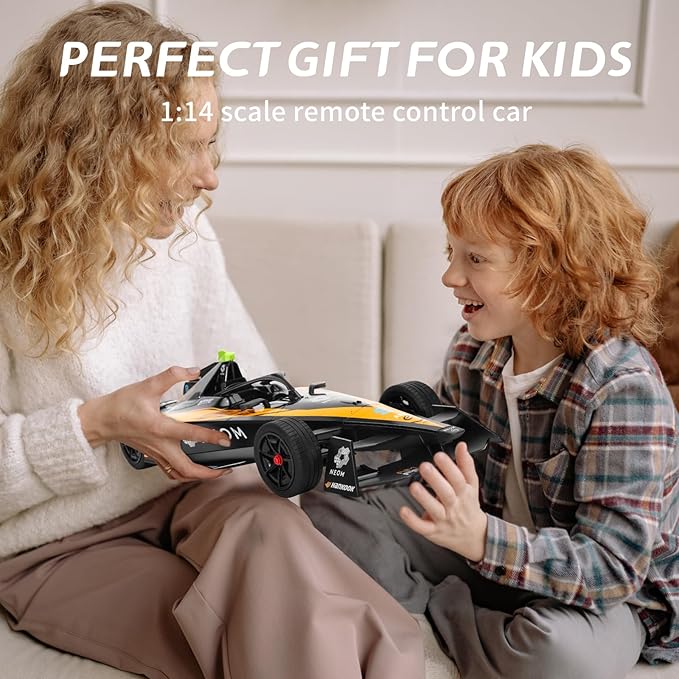 MIEBELY Remote Control Car - 1/14 Scale Authentic Licensed McLaren NEOM Formula Rc Race Car,2.4GHz 3.7V 500 mAh Car Toys, Racing Hobby Car Model Ideal Gifts for Adults Kids Boys Girls