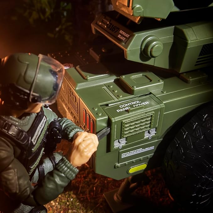 G.I. Joe Classified Series #182, Clayton “Hawk” Abernathy with M.M.S. (Mobile Missile System) Towable Vehicle, Collectible 6 Inch Action Figure Set