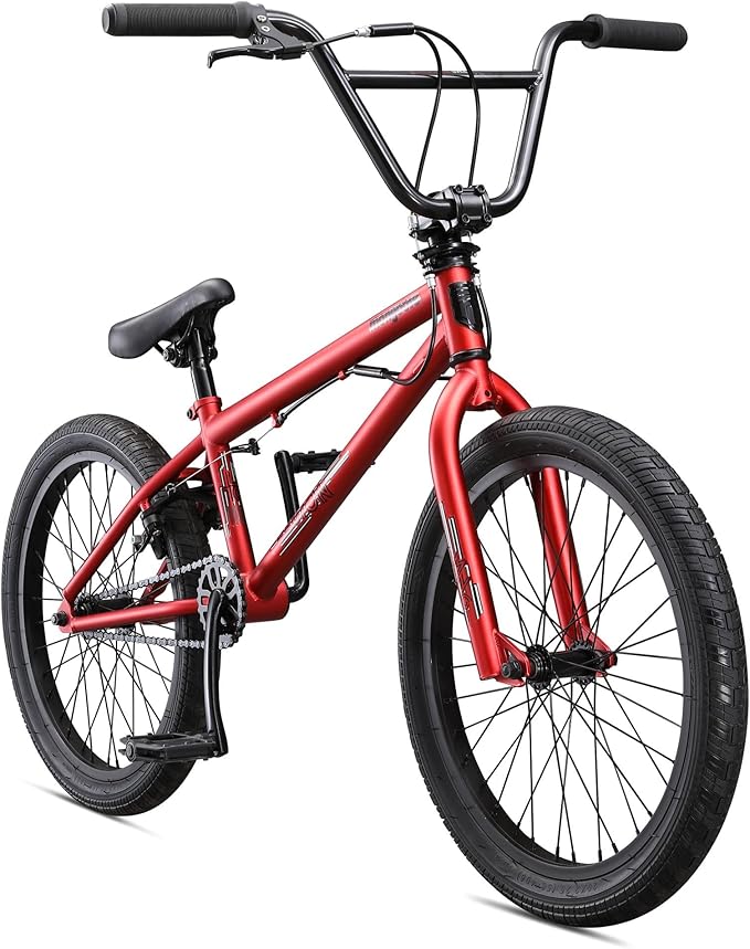 Mongoose Legion Kids Freestyle Sidewalk BMX Bike, Beginner Riders, Boys and Girls, 16-20-inch Wheels, Hi-Ten Steel Frame, Micro Drive BMX Gearing