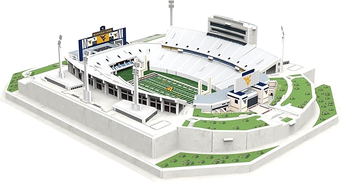 Pro Lion 3D Jigsaw Puzzle Milan Pushkar Stadium Construction Building Kits - 120 Pieces | West Virginia Football League Gifts for Boys, Adults, Men & Kids Aged 7+ | Puzzles Games Kit for Creative Fans