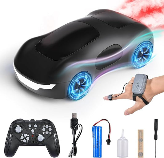 Gesture Sensing Remote Control Car, Drift RC Stunt Car with Light Spray & Sound, 2.4GHz Hobby RC Cars Toy for Kids, 360° Rotate, Birthday Gifts for Boys Girls 4-12 Racing Gifts