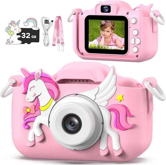 Masterbee Children's Camera Toys for Girls & Boys, 3-12 Years - 1080P HD Video Kids Digital Camera - Perfect for Christmas & Birthday Gifts