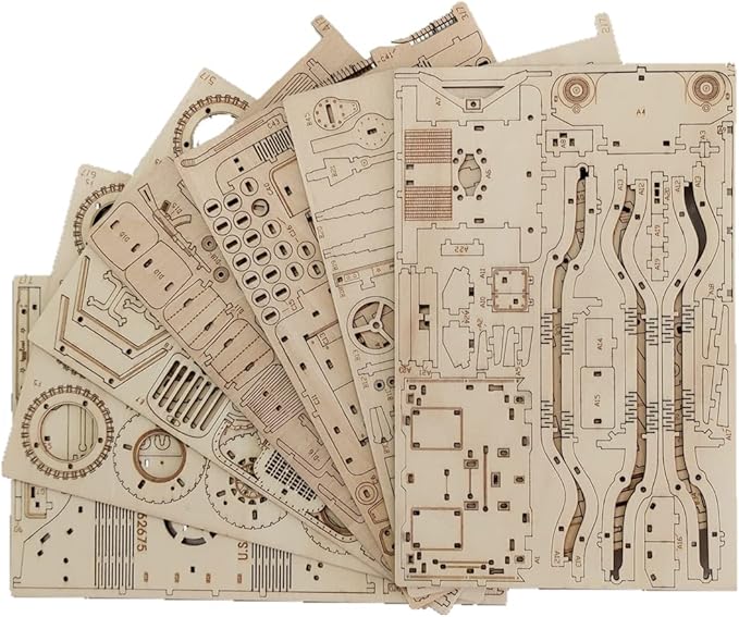 3D Wooden Puzzle - Wood Crafts Mechanical Off-Road Vehicle Building Model Kits - Wooden STEM DIY Brain Teaser Puzzle - Off-Road Vehicle Birthday Gifts for Adults and Teens Boys Girls