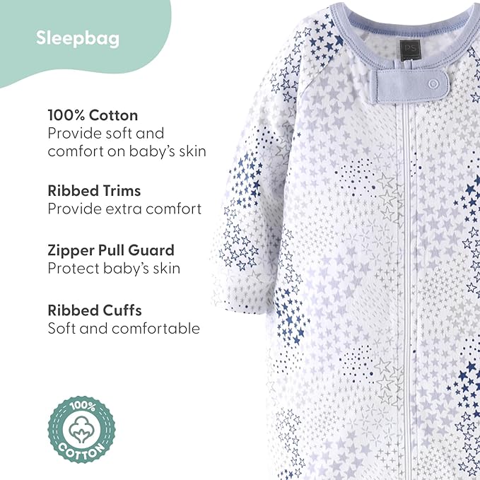 The Peanutshell Baby Layette Gift Set for Baby Boys or Girls - 23 Piece New Born Unisex Gift Set, Clothes & Newborn Essentials Must Haves - Clothes 0-3 Months - Blue & Grey