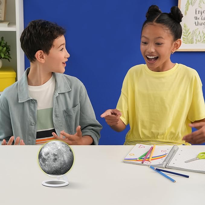 Ravensburger Glow-in-The-Dark Moon 72 Piece 3D Jigsaw Puzzle for Adults and Kids - 11586 - Great Gift for Any Birthday, Holiday, or Special Occasion