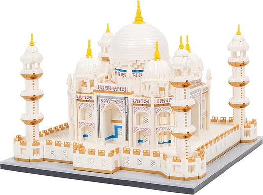 Micro Mini Blocks Architecture Taj Mahal Model Building Blocks Set Architecture Collection (4036 PCS)