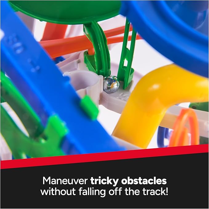 Rubik’s Cube, Rubik’s Tracks 125 3D Gravity Maze & 3D Puzzle Game with 125 Obstacles, Challenging Problem-Solving Brain Teaser, Fidget Toy & Sensory Puzzle for Adults, Teens & Kids, for Ages 8 & Up