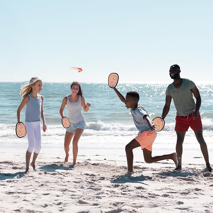 Toss and Catch Ball Set Toddler Baseball Training Glove, Pool Beach Toys for Kids Soft Sticky Balls, Yard Backyard Outside Outdoor Games for 3+ Years Old Boys Girls Birthday Gifts