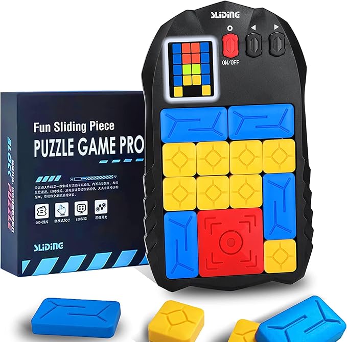 Super Slide Games, Puzzle Games - with 500+ Levels, Electronic Brain Games - STEM Learning Toy, Brain Teaser Puzzle Fun for All Ages