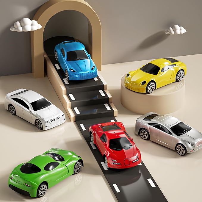 Toddler Toys for 3-8+ Years Old, Truck Vehicle Set With Play Mat, Die-Cast Car Carrier for Kids, Birthday Gifts for Boys