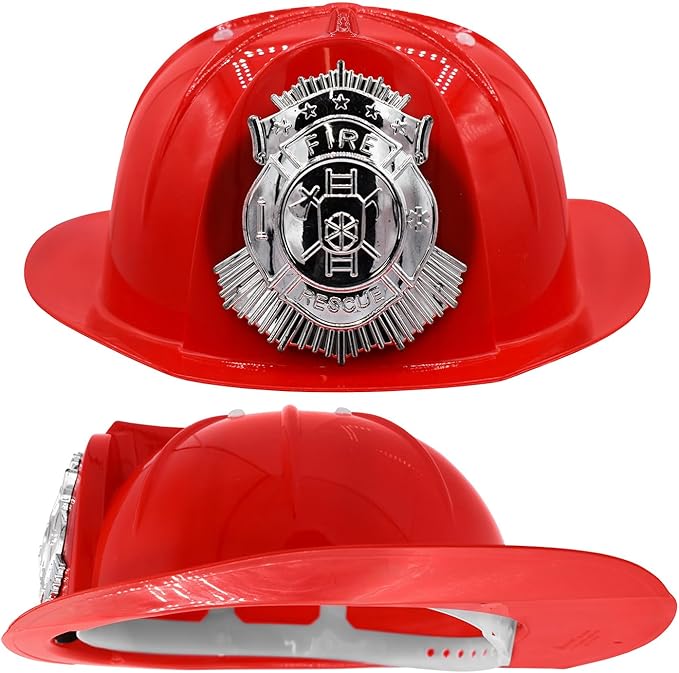 Liberty Imports 6 PACK - Dress Up Pretend Career Role Play Hard Hats & Helmets for Little Kids - Halloween Costume Role Play Toddler Dressup Set (Police, Fireman, Construction, SWAT, Cowboy, Army)