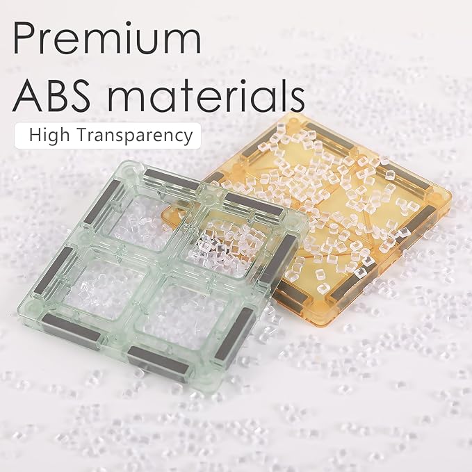 Magnetic Tiles 40pcs Magnet 3D Building Tiles Kids Toys for 3-8+ Years Old Boys & Girls - STEM Educational Learning Magnetic Blocks Toy Set