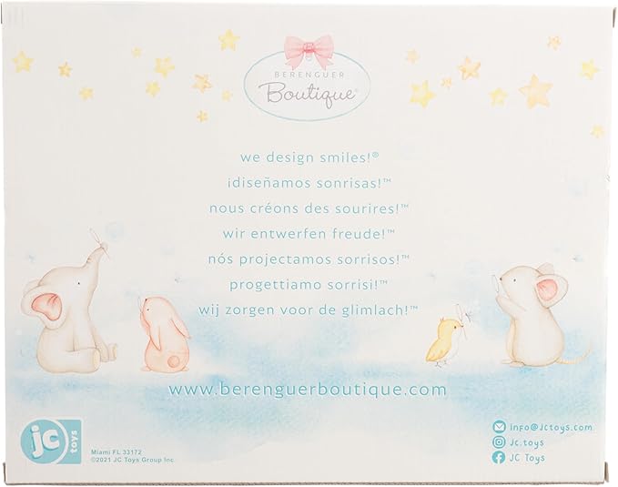 JC Toys La Newborn All-Vinyl-Anatomically Correct Real Boy 15" Baby Doll in Blue and Deluxe Accessories, Designed by Berenguer., Blue - Dots, Model:18064