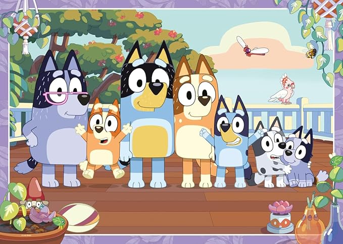 Ravensburger Bluey Toys - 24 Piece Giant Floor Jigsaw Puzzle for Kids Age 3 Years Up - Gifts for Toddlers