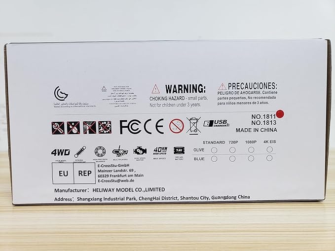 RC Car Remote Control Truck, 1:18 Scale 4WD Off Road RC Truck, 40km/h Remote Control Cars, 2.4Ghz RC Vehicle Rock Crawler with 2 Batteries-60 min Playtime, for Boys Kids Girls Teens - Red