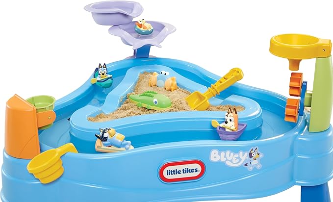 Little Tikes Bluey Water Table with 6 Accessories & Characters - Full Set (727382)