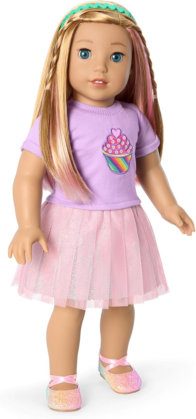 American Girl, Summer McKinny Girl of The Year 2025 Bake Sale Outfit for 18-inch Dolls, with a t-Shirt, Skirt, Headband and Shoes, Ages 6+