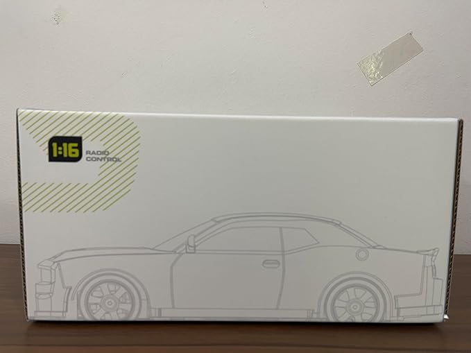 ACAMMZAR 1:16 RC Drift Car, 25KM/H 4WD High Speed Remote Control Cars for Kids, with LED Lights, Two Batteries, Extra Tires, Drift RC Cars for Adults,Black