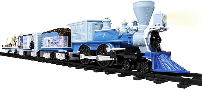 Lionel Disney's Frozen Ready-to-Play Set, Battery-Powered Model Train Set with Remote
