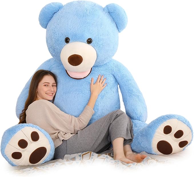 MorisMos Giant Teddy Bear Plush 6 Feet, Large Big Teddy Bears Stuffed Animals for Girlfriend Boyfriend, 6 Foot Huge Bear Gifts, Baby Shower, Birthday
