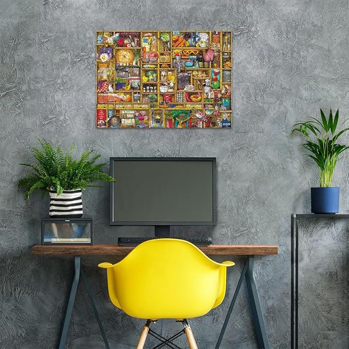 Ravensburger Kitchen Cupboard 1000 Piece Jigsaw Puzzle for Adults - 12000652 - Handcrafted Tooling, Made in Germany, Every Piece Fits Together Perfectly