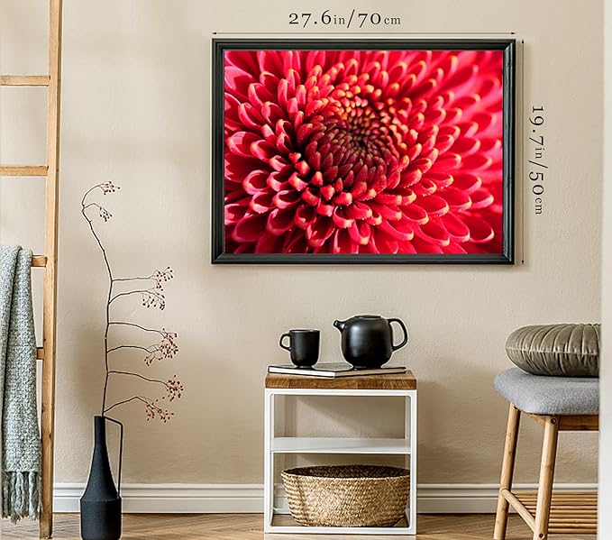 Jigsaw Puzzles Colorful Flowers Daisy - WISHDIAM Puzzles for Adults - 2 Pack 1000 Pieces Nature Floral Impossible Difficult Challenging Puzzles for Home Decor Birthday Party Gifts Toy for Men Women