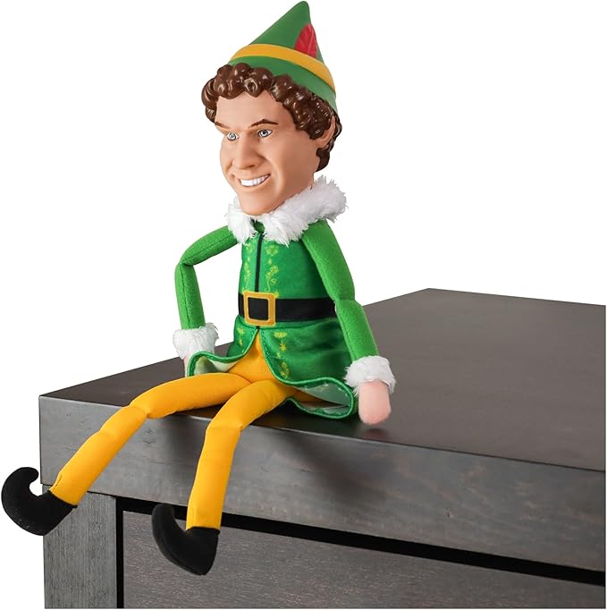 Jakks Holiday Elf Buddy The Elf Talking Plush with 15 Phrases Approximately 12-Inches in Height