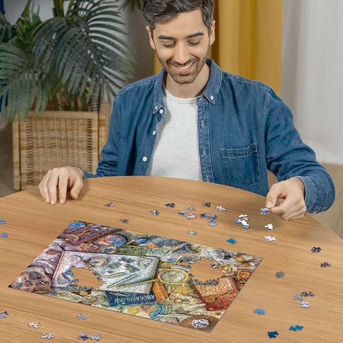 Ravensburger Aimee Stewart The Archaeologist’s Desk 500 Piece Jigsaw Puzzle for Adults and Kids Age 10 Years Up
